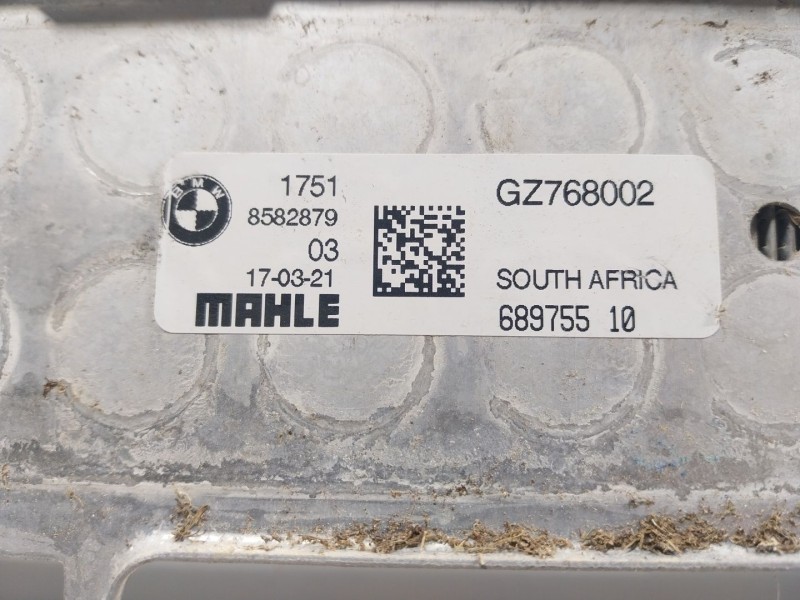 Recambio de intercooler para bmw x3 (g01, f97, g08) xdrive 20 d mild-hybrid referencia OEM IAM  858287903 