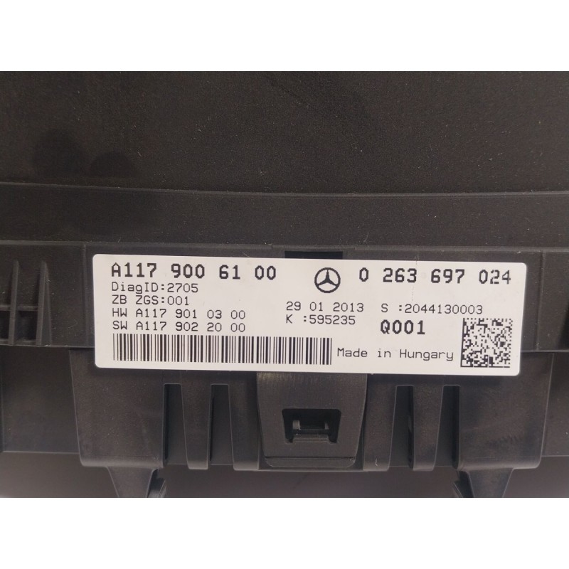 Recambio de cuadro instrumentos para mercedes-benz cla coupé (c117) cla 250 (117.344) referencia OEM IAM  A1179006100 