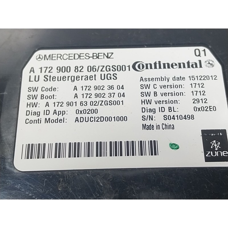 Recambio de modulo electronico para mercedes-benz cla coupé (c117) cla 250 (117.344) referencia OEM IAM  A1729008206 