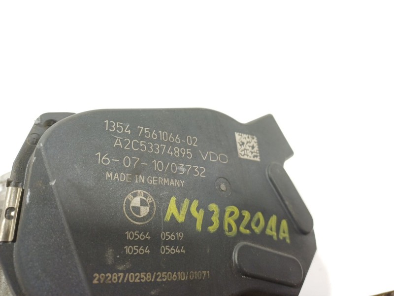 Recambio de caja mariposa para bmw serie 3 berlina (e90) 320i referencia OEM IAM  13547561066 