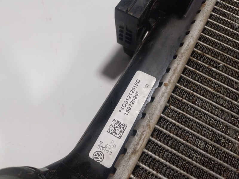 Recambio de radiador agua para seat leon (5f1) 1.6 tdi referencia OEM IAM  5Q0121251EC 