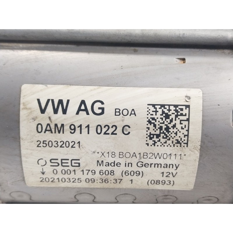 Recambio de motor arranque para seat ateca (kh7) 1.5 16v tsi act referencia OEM IAM  0AM911022C 