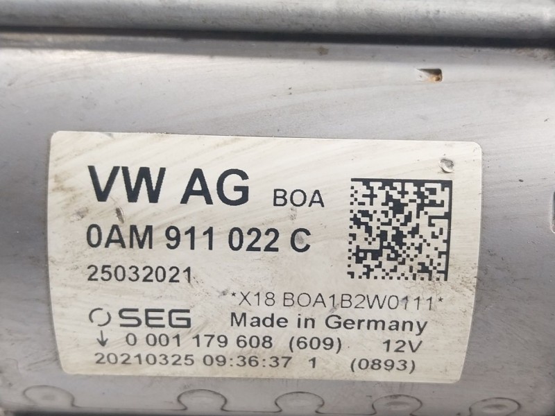 Recambio de motor arranque para seat ateca (kh7) 1.5 16v tsi act referencia OEM IAM  0AM911022C 