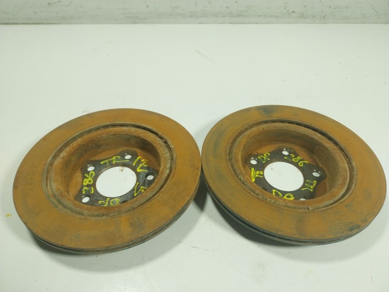 Recambio de disco freno trasero para nissan leaf (ze1) electric referencia OEM IAM   