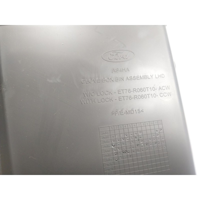 Recambio de guantera para ford transit courier b460 furgoneta/monovolumen 1.5 tdci referencia OEM IAM  ET76R060T10ACW 