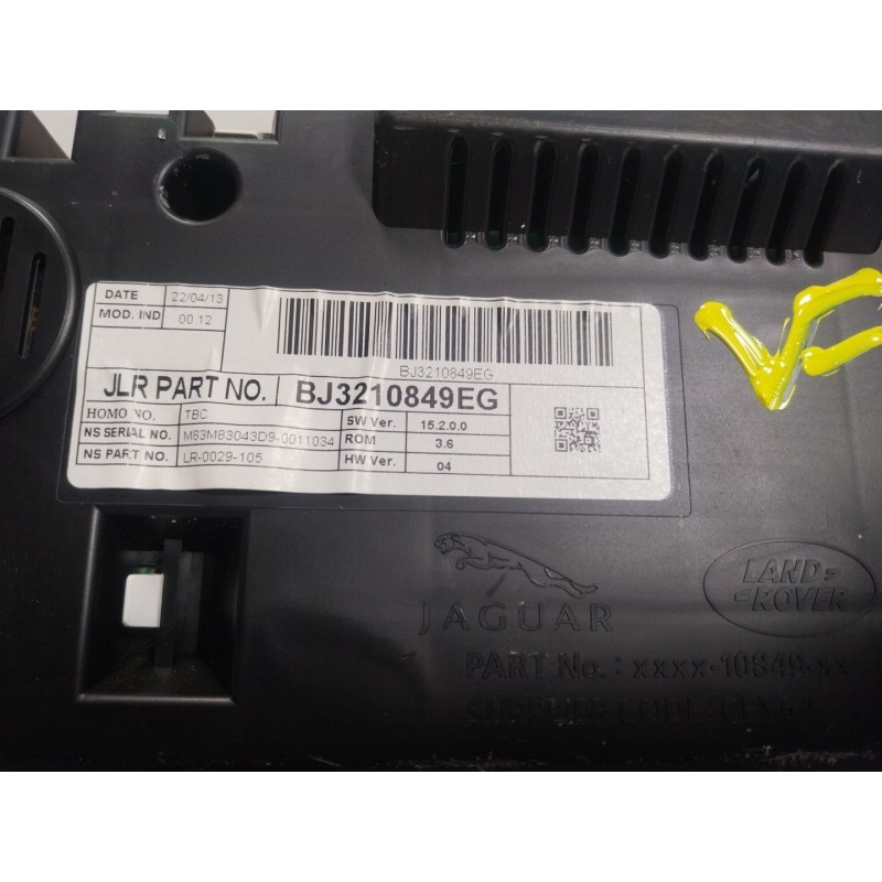 Recambio de cuadro instrumentos para land rover range rover evoque (l538) 2.2 d 4x4 referencia OEM IAM LR039631 BJ3210849EG 