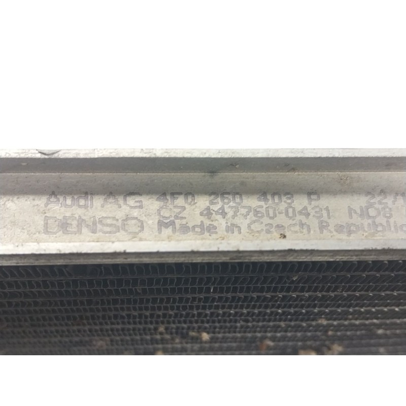 Recambio de condensador aire acondicionado para audi a6 c6 (4f2) 2.0 tdi referencia OEM IAM  4F0260403P 