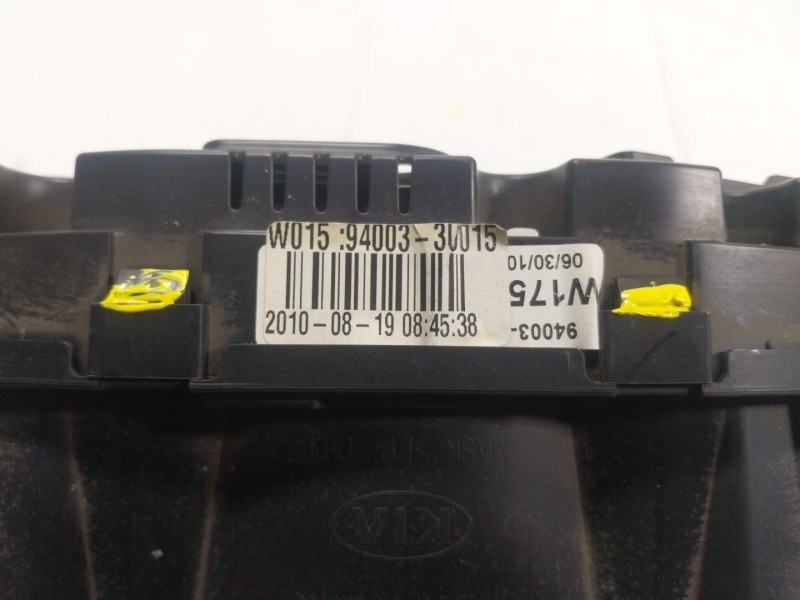 Recambio de cuadro instrumentos para kia sportage iii (sl) 2.0 crdi referencia OEM IAM 940033U015 9400330015 