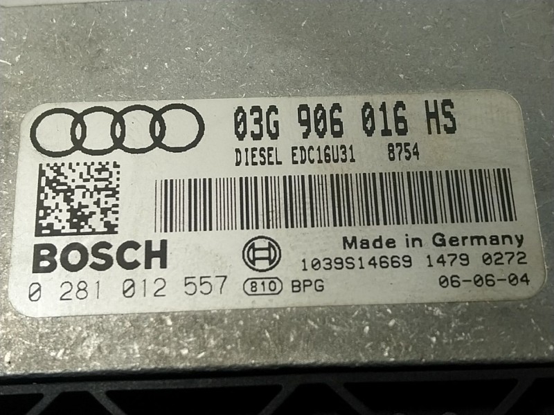Recambio de centralita motor uce para audi a6 c6 (4f2) 2.0 tdi referencia OEM IAM  03G906016HS 