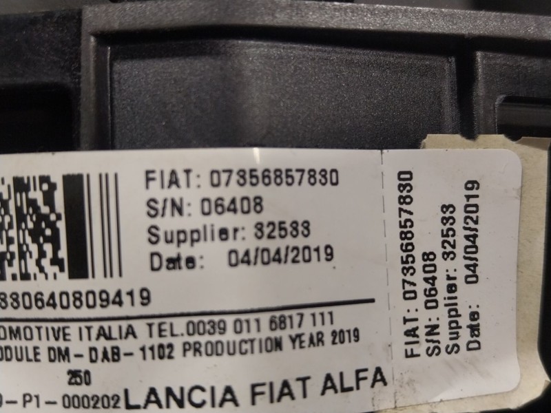 Recambio de airbag delantero izquierdo para peugeot boxer furgoneta 2.0 bluehdi 130 referencia OEM IAM 1659791880 07356857830 