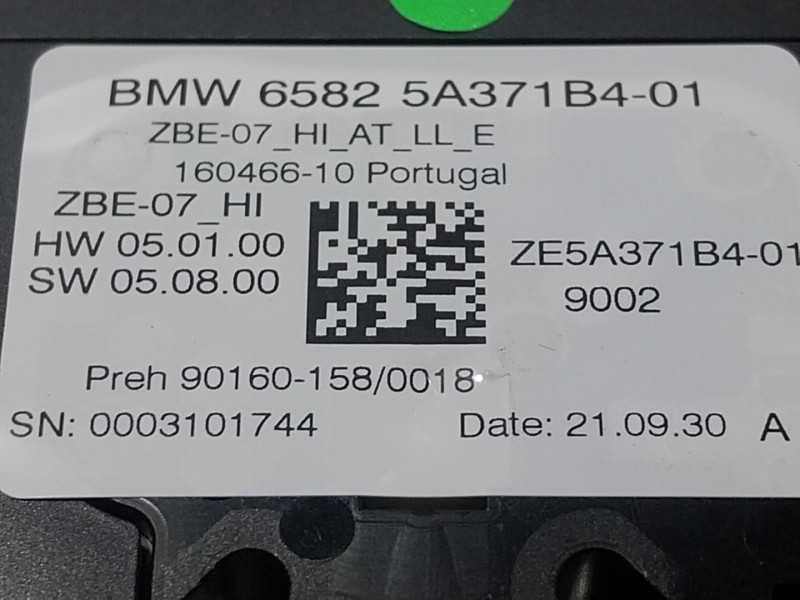 Recambio de mando multifuncion para bmw 8 coupé (g15, f92) 840 d xdrive referencia OEM IAM  65825A371B401 