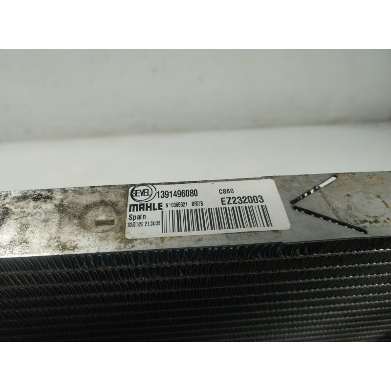 Recambio de radiador agua para peugeot boxer caja/chasis 2.2 bluehdi 140 referencia OEM IAM 1626264480 EZ232002 