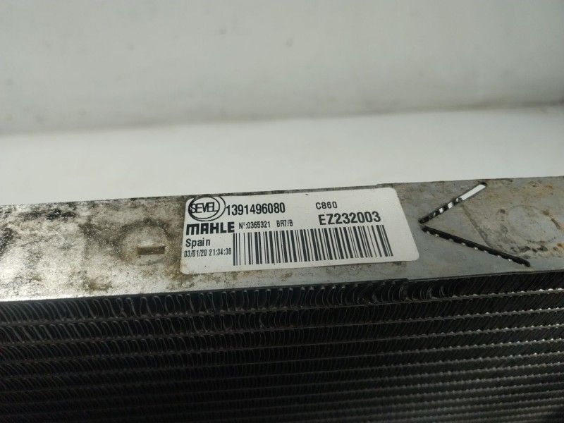 Recambio de radiador agua para peugeot boxer caja/chasis 2.2 bluehdi 140 referencia OEM IAM 1626264480 EZ232002 