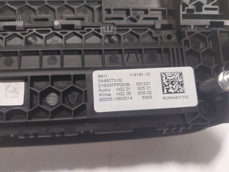 Recambio de mando climatizador para bmw 5 (g30, f90) 540 i xdrive referencia OEM IAM  5A4807202 