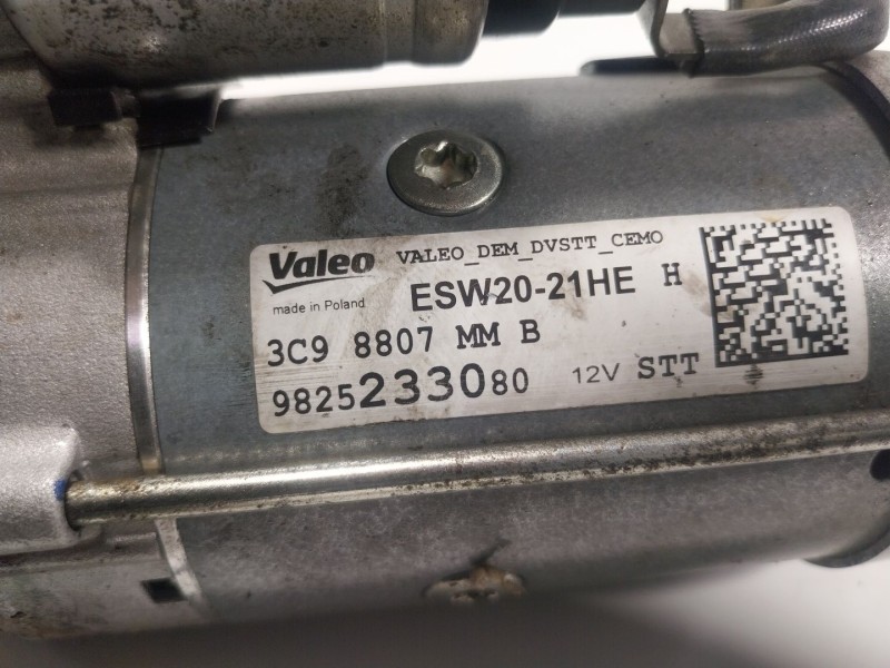 Recambio de motor arranque para peugeot 2008 i (cu_) 1.5 bluehdi 100 referencia OEM IAM  9825233080 