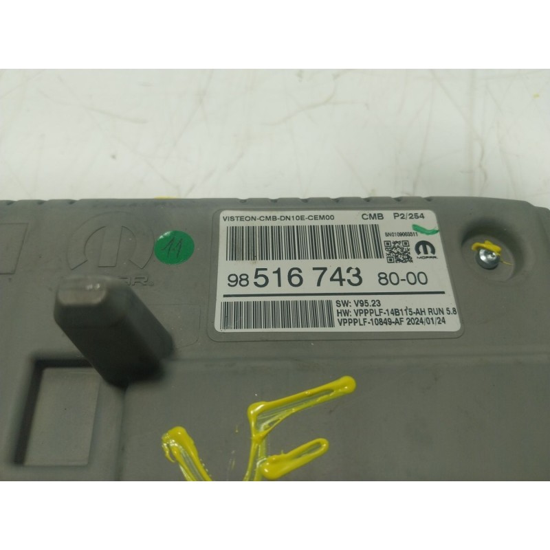 Recambio de cuadro instrumentos para peugeot 208 ii (ub_, up_, uw_, uj_) 1.2 puretech 100 referencia OEM IAM 9851674380 98516743