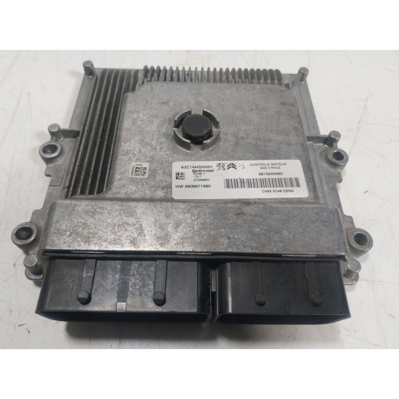 Recambio de centralita motor uce para opel crossland x / crossland (p17, p2qo) 1.2 (75) referencia OEM IAM  9806671980 
