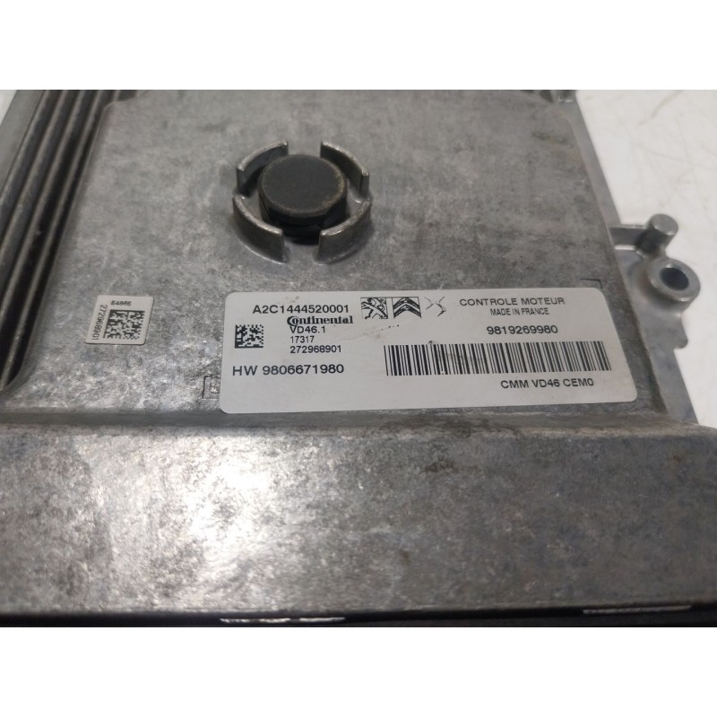 Recambio de centralita motor uce para opel crossland x / crossland (p17, p2qo) 1.2 (75) referencia OEM IAM  9806671980 