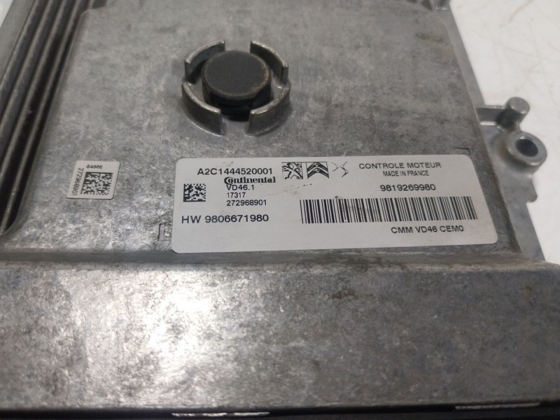 Recambio de centralita motor uce para opel crossland x / crossland (p17, p2qo) 1.2 (75) referencia OEM IAM  9806671980 