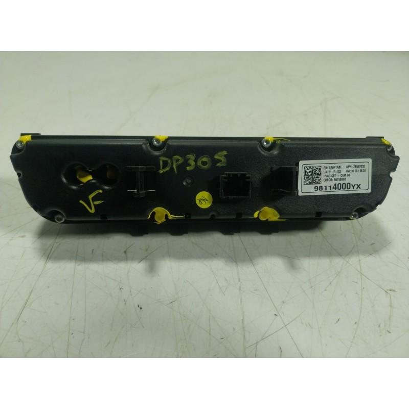 Recambio de mando climatizador para opel crossland x / crossland (p17, p2qo) 1.2 (75) referencia OEM IAM  98114000 