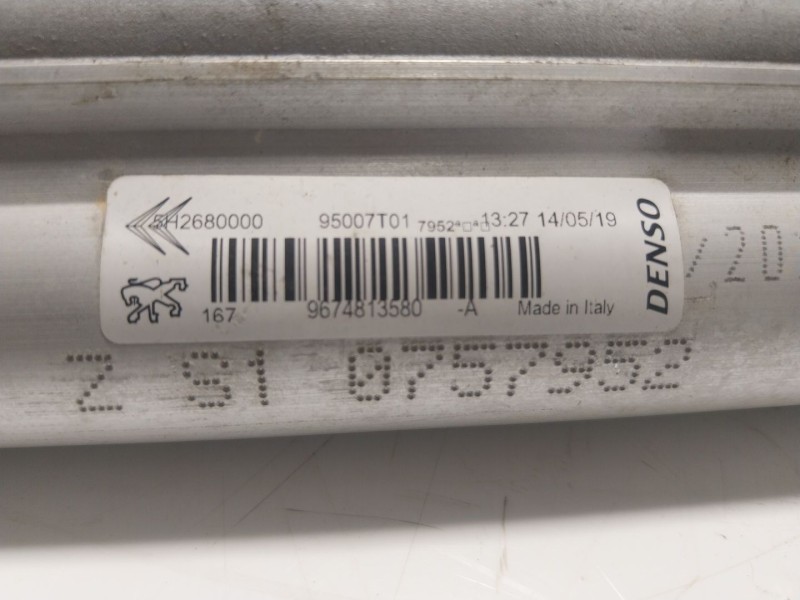 Recambio de condensador aire acondicionado para peugeot 2008 i (cu_) 1.2 vti referencia OEM IAM  9674813580 