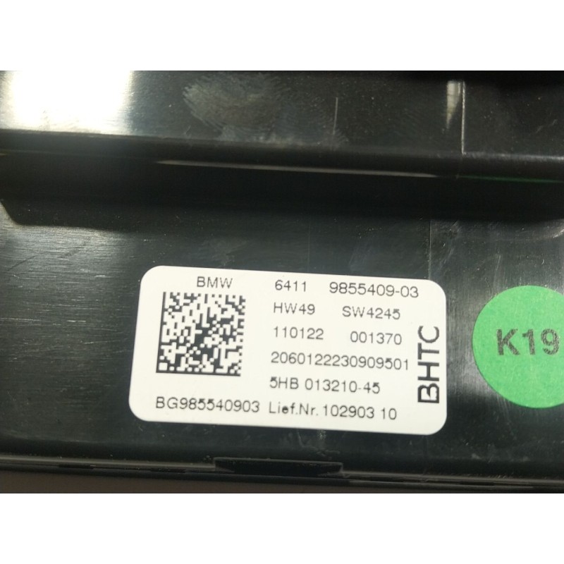 Recambio de mando climatizador para bmw 3 (g20, g80, g28) 330 d xdrive referencia OEM IAM  6411985540903 