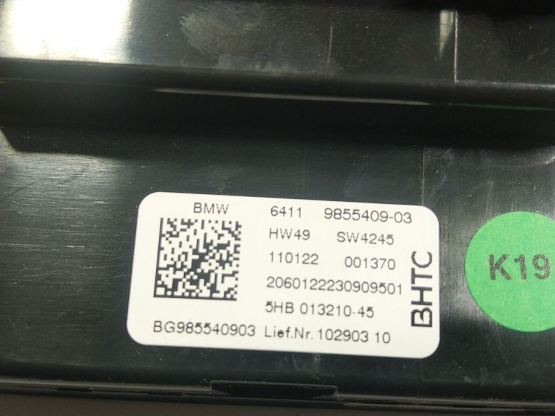 Recambio de mando climatizador para bmw 3 (g20, g80, g28) 330 d xdrive referencia OEM IAM  6411985540903 