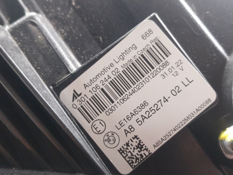 Recambio de faro derecho para bmw 3 (g20, g80, g28) 330 d xdrive referencia OEM IAM  A85A2527402 