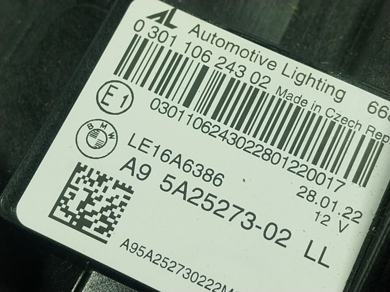 Recambio de faro izquierdo para bmw 3 (g20, g80, g28) 330 d xdrive referencia OEM IAM  A95A2527302 