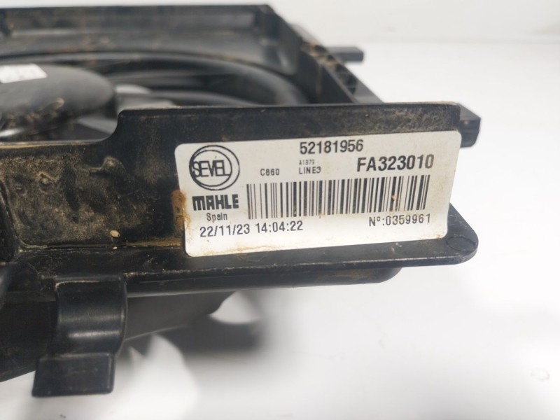 Recambio de electroventilador para citroën jumper ii furgoneta 2.2 bluehdi 140 referencia OEM IAM  52181956 