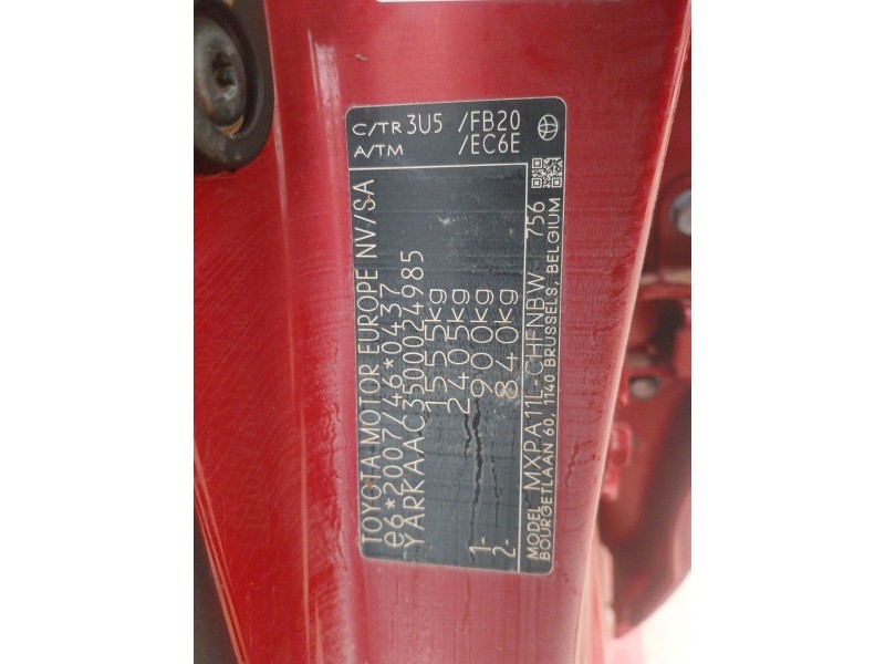 toyota yaris (_p21_, _pa1_, _ph1_) del año 2024