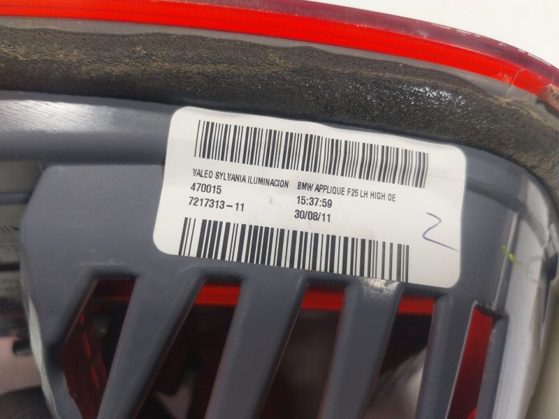 Recambio de piloto trasero izquierdo interior para bmw x3 (f25) xdrive 20 d referencia OEM IAM  721731311 