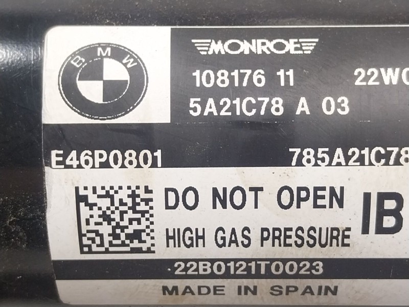 Recambio de amortiguador delantero derecho para bmw 4 descapotable (g23, g83) 420 i referencia OEM IAM  5A21C78A03 