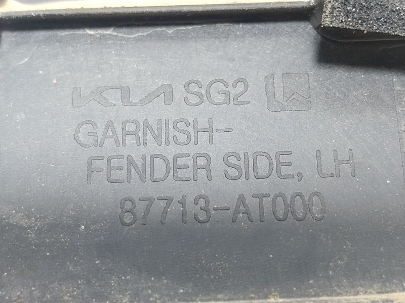 Recambio de aletin delantero izquierdo para kia niro ii (sg2) 1.6 gdi hybrid referencia OEM IAM  87713AT000 