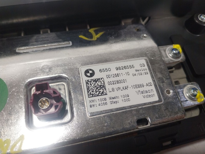 Recambio de pantalla multifuncion para bmw 4 descapotable (g23, g83) 420 i referencia OEM IAM  65509826555 