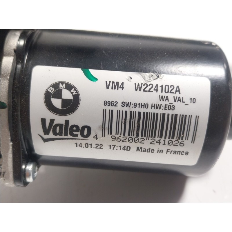 Recambio de motor limpia delantero para bmw 8 descapotable (g14, f91) 840 i xdrive referencia OEM IAM  4962002241926 