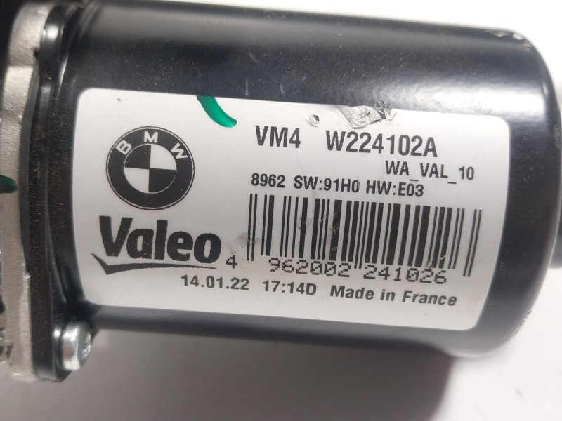 Recambio de motor limpia delantero para bmw 8 descapotable (g14, f91) 840 i xdrive referencia OEM IAM  4962002241926 
