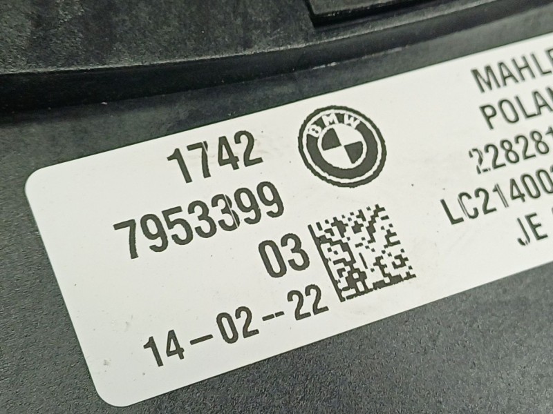 Recambio de electroventilador para bmw 8 coupé (g15, f92) 840 i xdrive referencia OEM IAM  1742795339903 