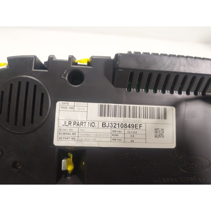 Recambio de cuadro instrumentos para land rover range rover evoque (l538) 2.2 d 4x4 referencia OEM IAM LR034164 BJ3210849EF 