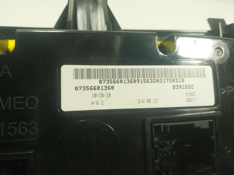 Recambio de mando climatizador para fiat tipo hatchback (356_, 357_) 1.3 d (356hxh1a) referencia OEM IAM 735660136 07356601360 