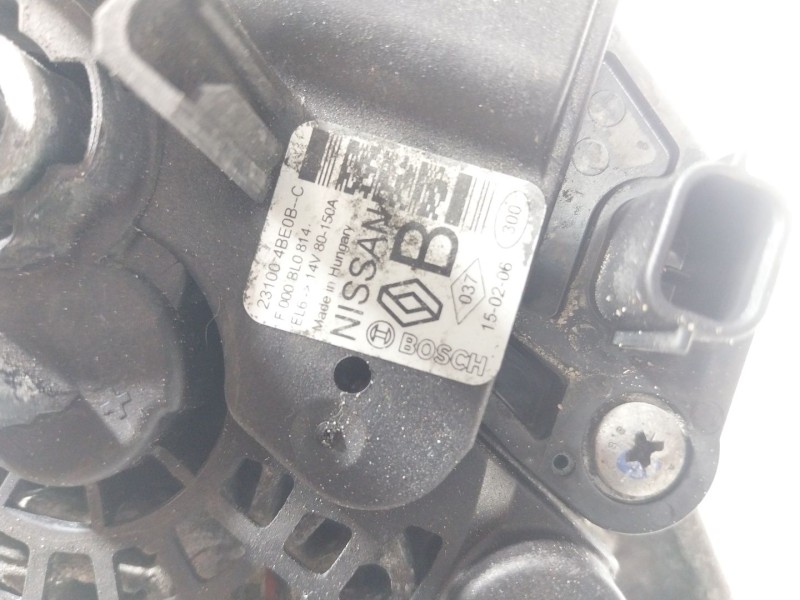 Recambio de alternador para nissan qashqai (j11) black edition referencia OEM IAM  231004BE0BC 