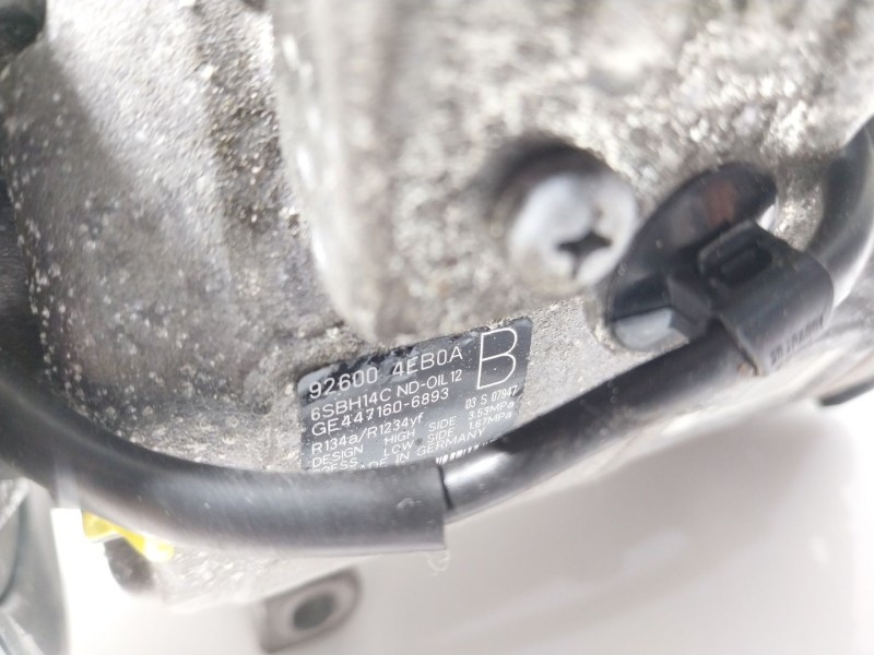 Recambio de compresor aire acondicionado para nissan qashqai (j11) black edition referencia OEM IAM  926004EB0A 