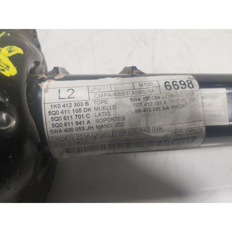 Recambio de amortiguador delantero derecho para seat leon sportstourer (kl8) style referencia OEM IAM 5WA413031CD 5WA413031AA 