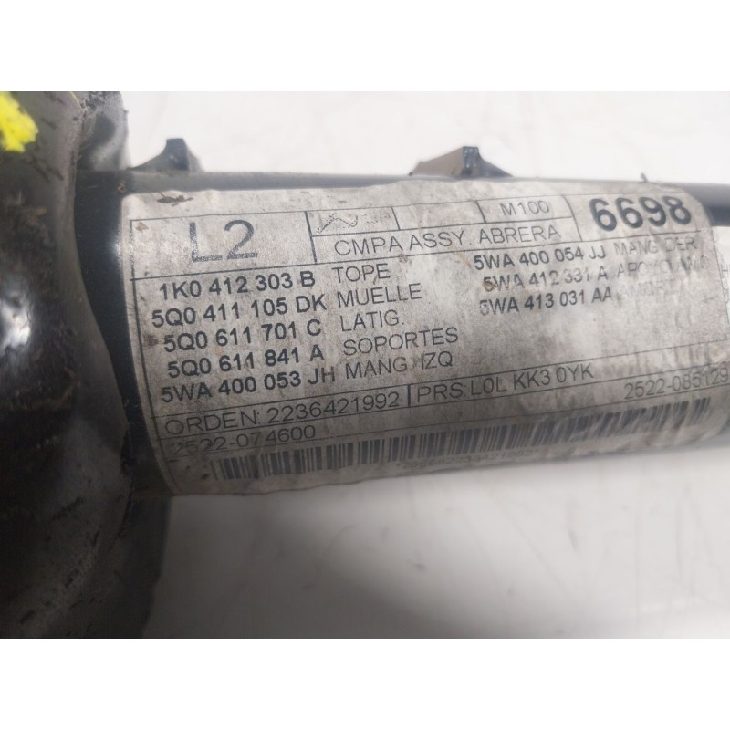 Recambio de amortiguador delantero izquierdo para seat leon sportstourer (kl8) style referencia OEM IAM 5WA413031CD 5WA413031AA 