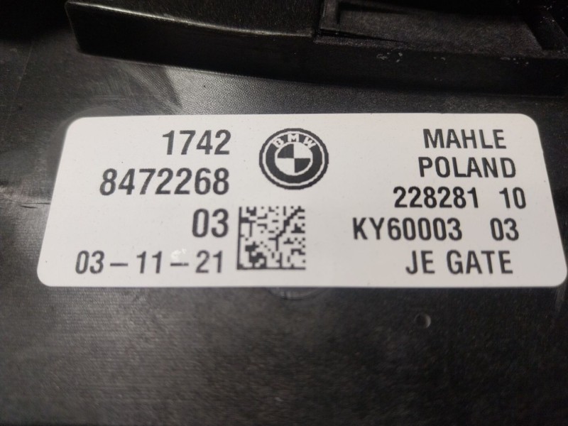 Recambio de electroventilador para bmw 8 coupé (g15, f92) 840 d xdrive referencia OEM IAM 17428472268 1742847226803 