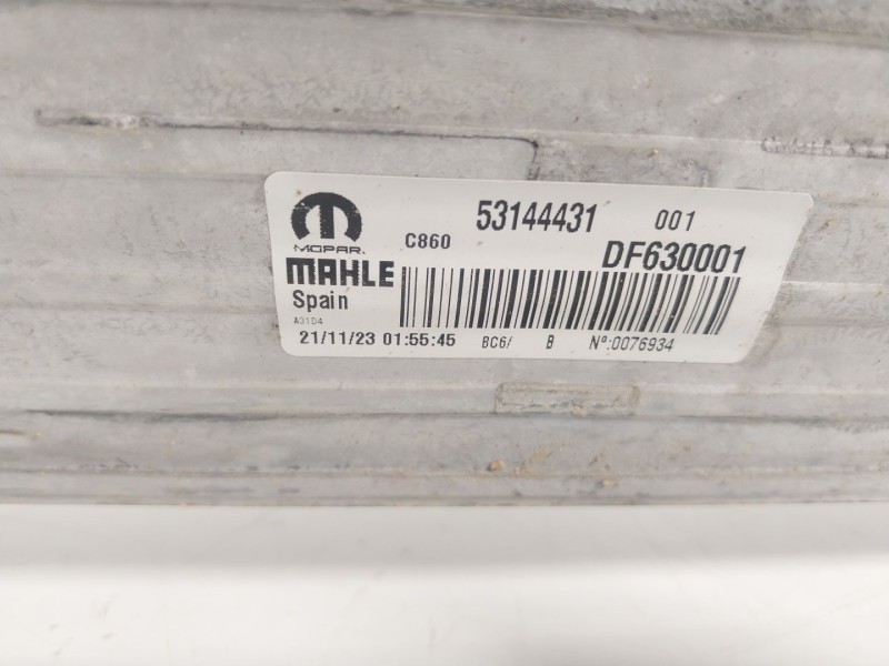 Recambio de intercooler para citroën jumper ii furgoneta 2.2 bluehdi 140 referencia OEM IAM 1613994080 53144431 