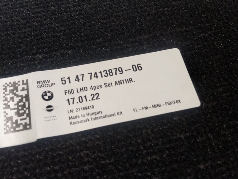 Recambio de juego tapizados / cartoneras para mini mini countryman (f60) cooper s all4 referencia OEM IAM 51477444885 5147741387