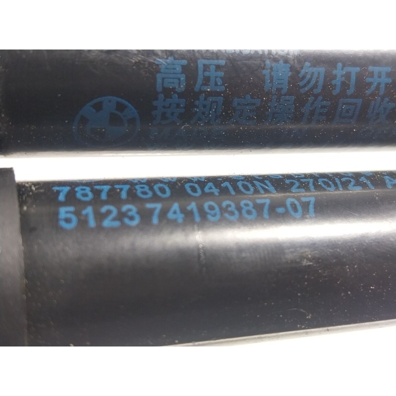 Recambio de amortiguador capot para bmw 3 (g20, g80, g28) 330 i referencia OEM IAM 51237419387 5123741938707 