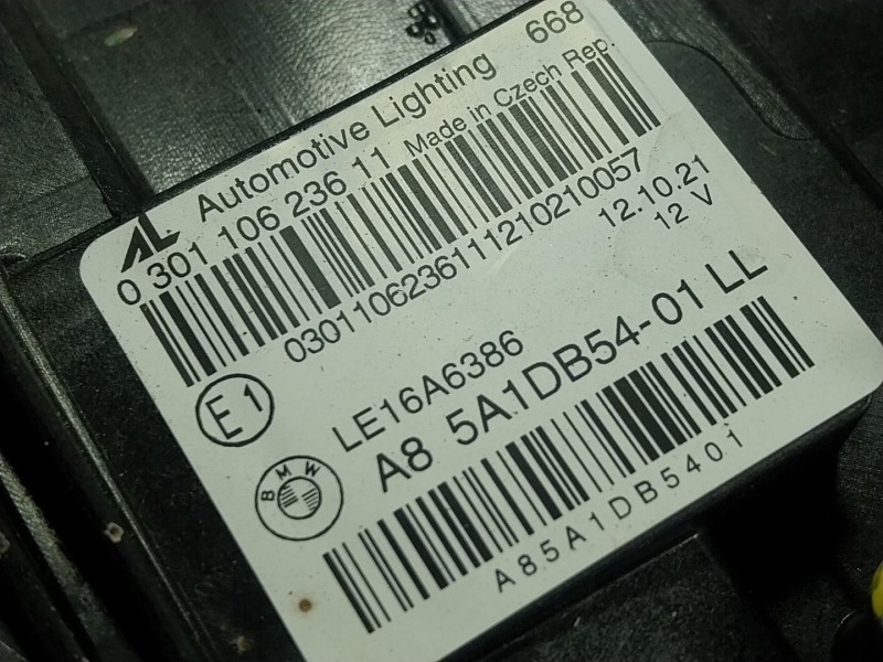 Recambio de faro derecho para bmw 3 (g20, g80, g28) 330 i referencia OEM IAM 63118496164 A85A1DB5401 