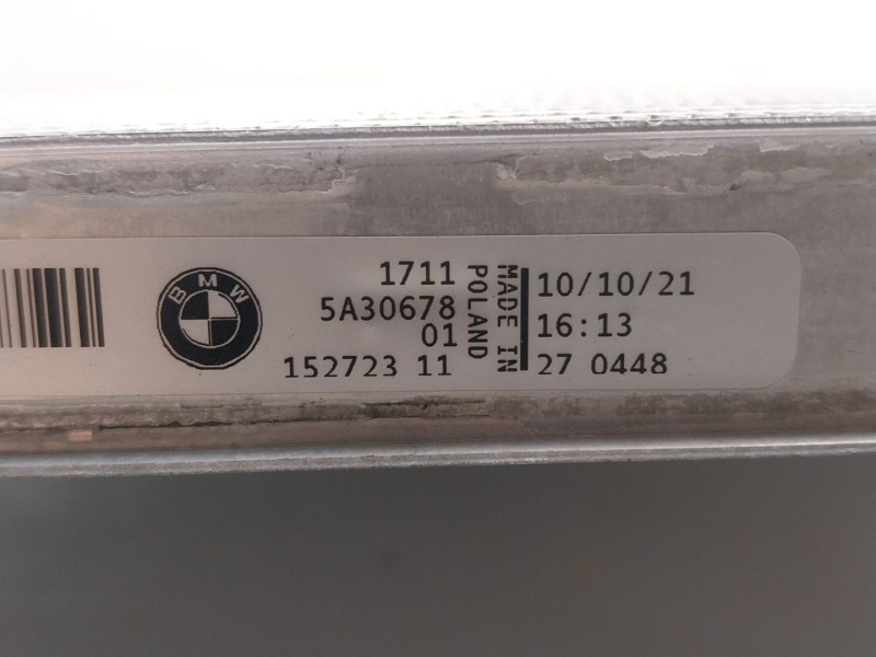 Recambio de radiador agua para bmw 3 (g20, g80, g28) 330 i referencia OEM IAM 17115A30678 17115A3067801 